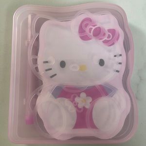 Vintage Hello Kitty Sanrio Notecards with pen in plastic container